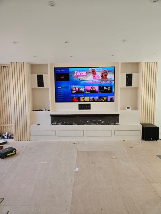 Tv media wall by Thomas Joinery Services, Bedford (photo 12 of 24)